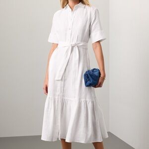 Polo Ralph Lauren
White Short Sleeve Day Dress